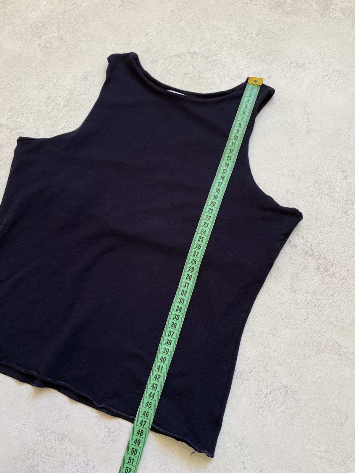 Sarah Pacini Sarah Pacini Womens Dark Blue Sleeveless Top Size 3 Size S / US 4 / IT 40 - 11 Thumbnail