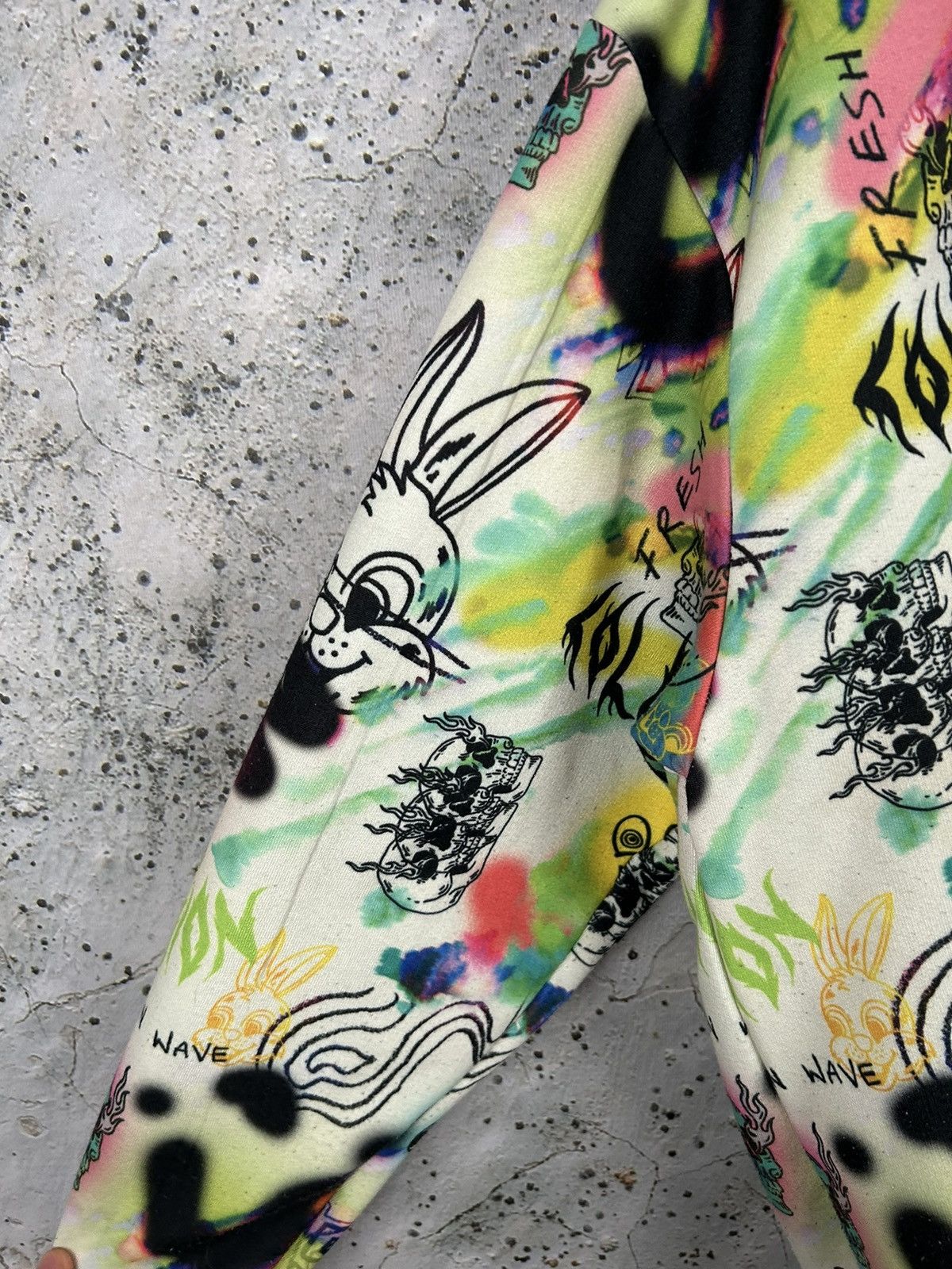 Asos Collusion Art Graphic Sketch Hoodie Streetwear Punk Hype Size US M / EU 48-50 / 2 - 6 Thumbnail