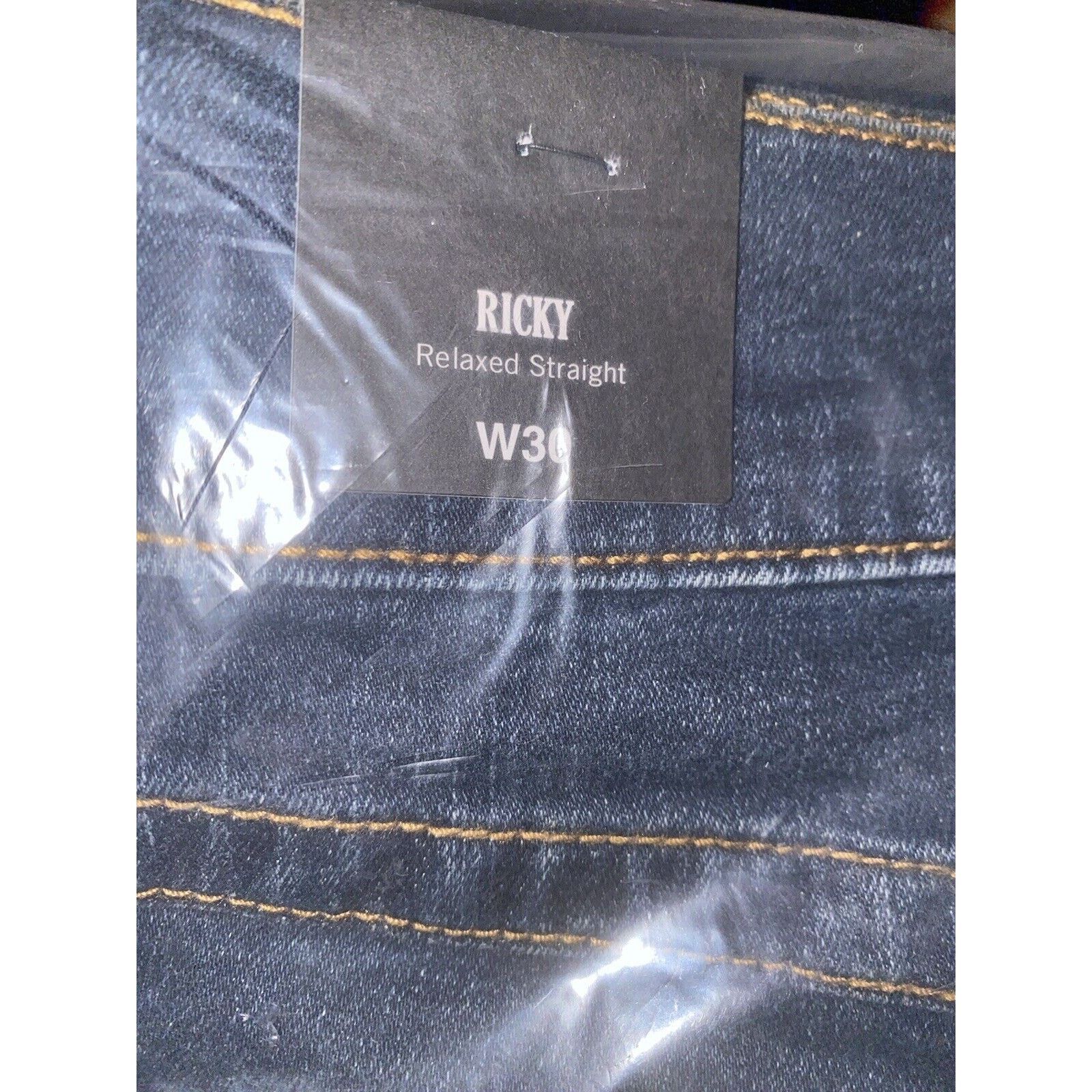 True Religion True Religion Ricky Flap Relaxed Straight Jeans 30 x 32 New Size US 30 / EU 46 - 5 Thumbnail