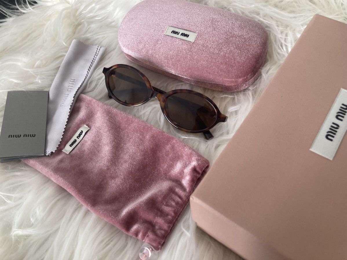 Miu Miu Miu Miu oval sunglasses Size ONE SIZE - 8 Thumbnail