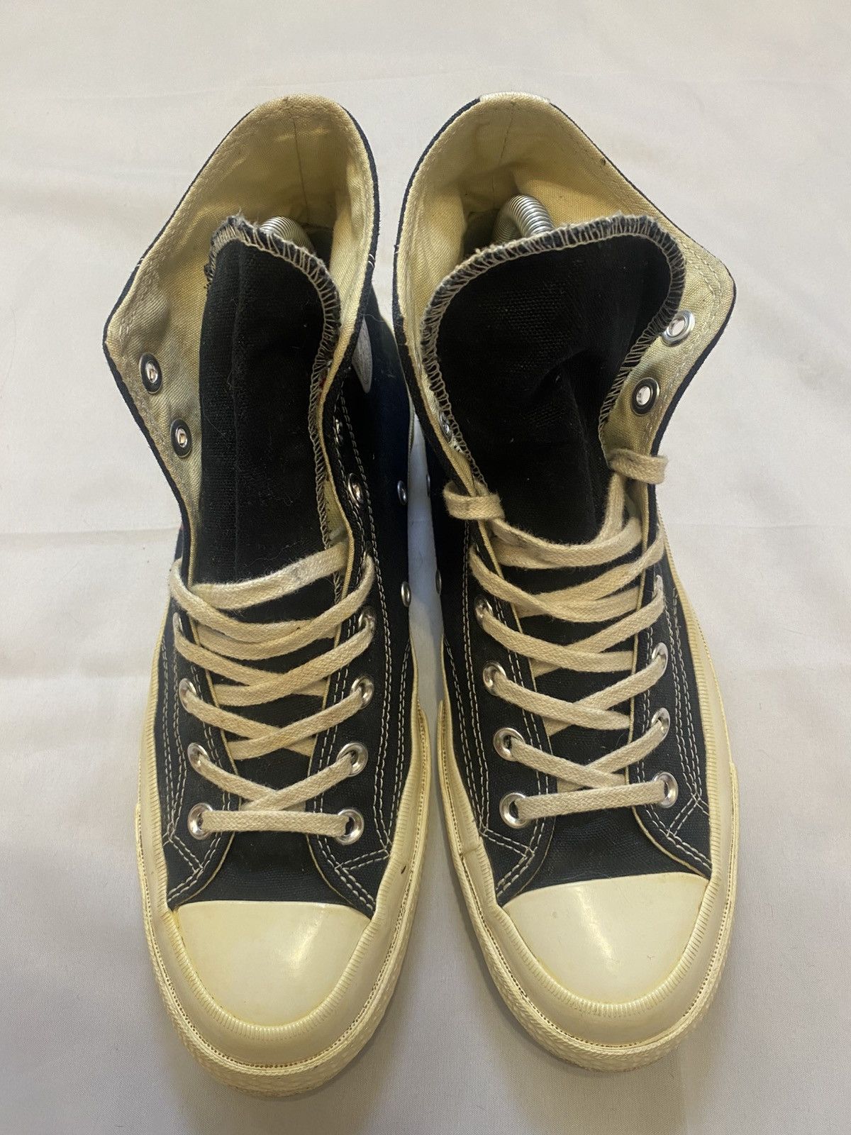 Comme des Garcons PLAY × Converse Converse X Comme Des Garcons Play Chuck 70 Black High US 8 Size US 8 / EU 41 - 4 Thumbnail
