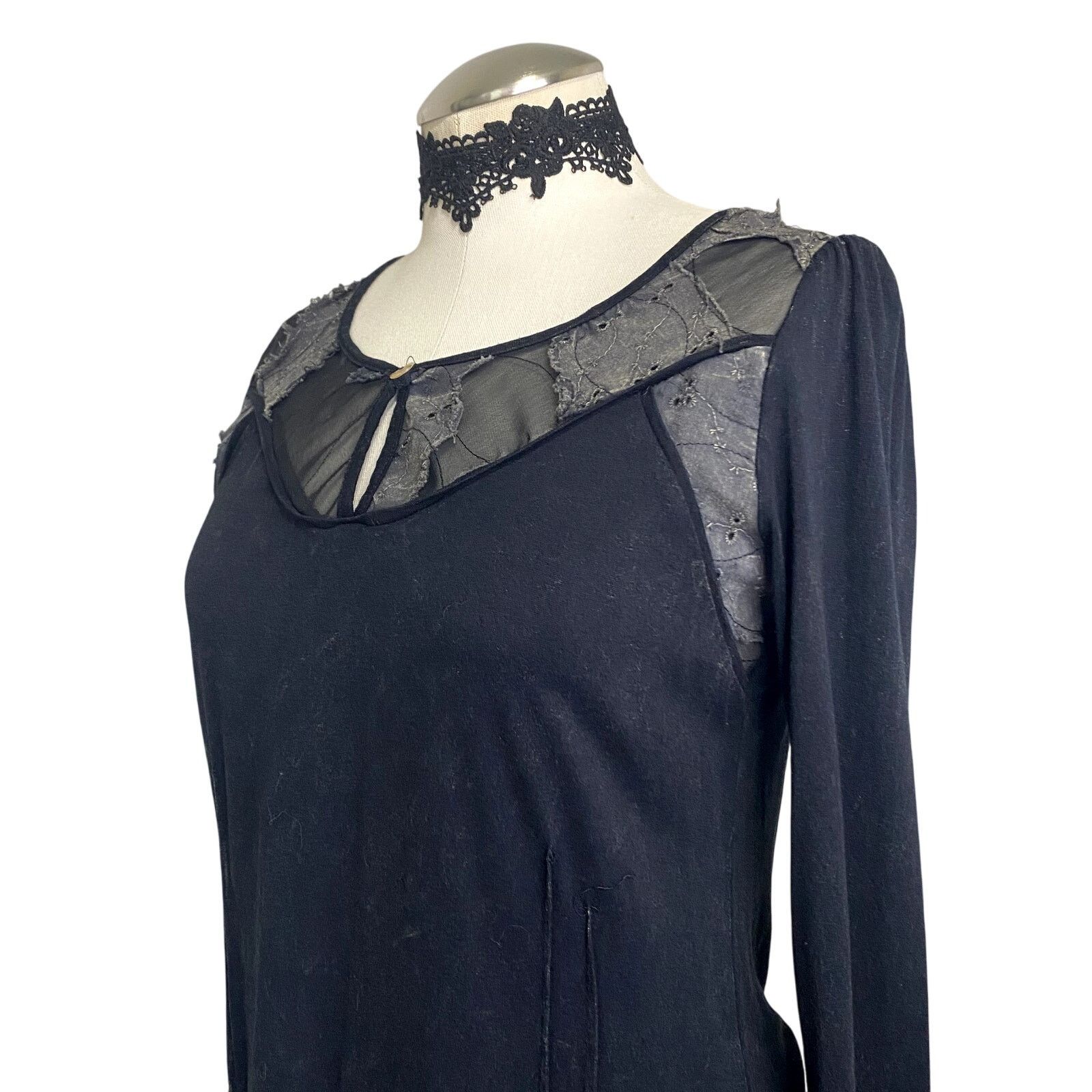 Vintage Vintage Y2k USA Kimchi Blue Coquette Grunge Longsleeve Top Size S / US 4 / IT 40 - 4 Thumbnail
