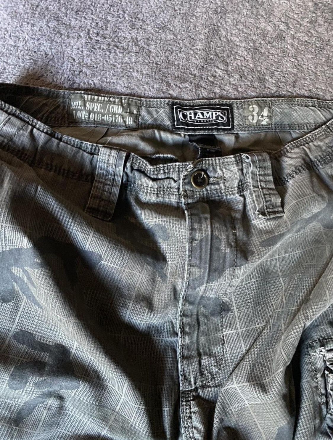 Champs Sport × Vintage Camo champs vintage cargo shorts Size US 32 / EU 48 - 3 Thumbnail