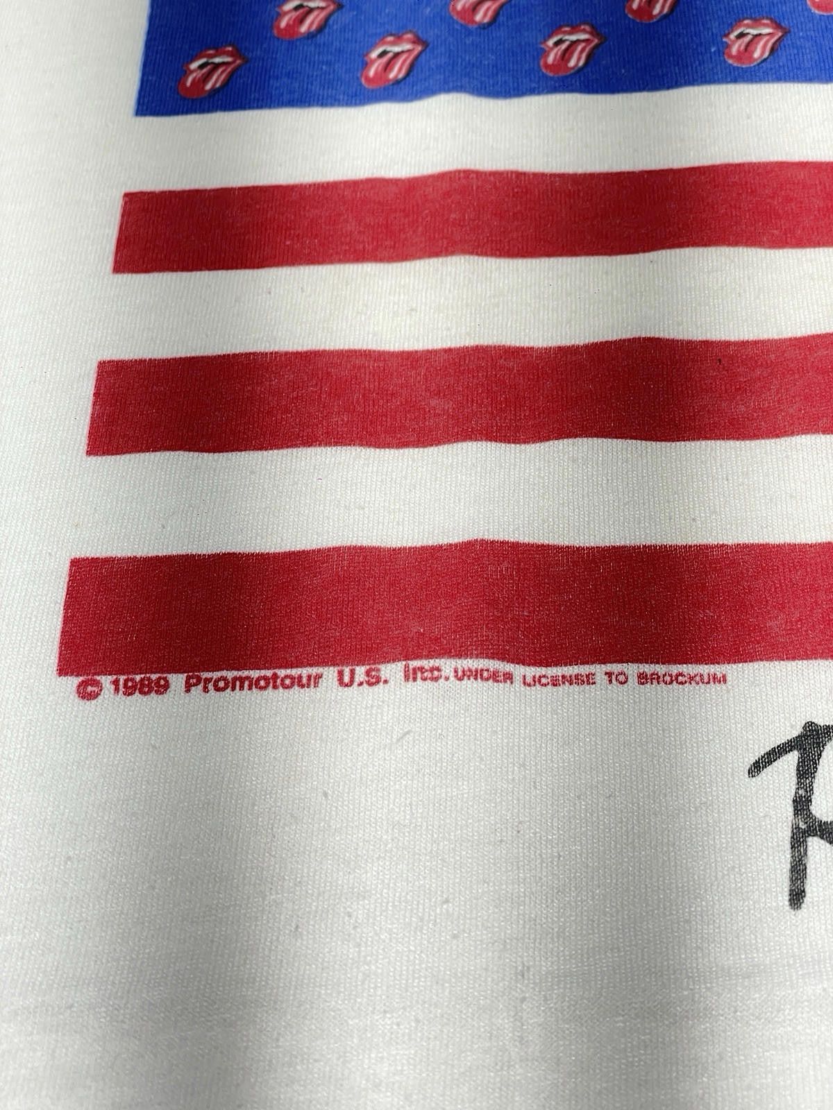 Brockum Vintage Rolling Stones Steel Wheels Tour Shirt XL 80s Size US XL / EU 56 / 4 - 3 Thumbnail