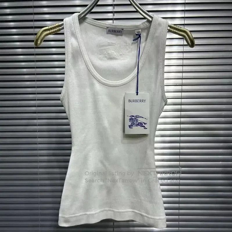 Burberry Burberry White Cotton Summer T-Shirt. Size XXS / US 00 / IT 34 - 1 Thumbnail