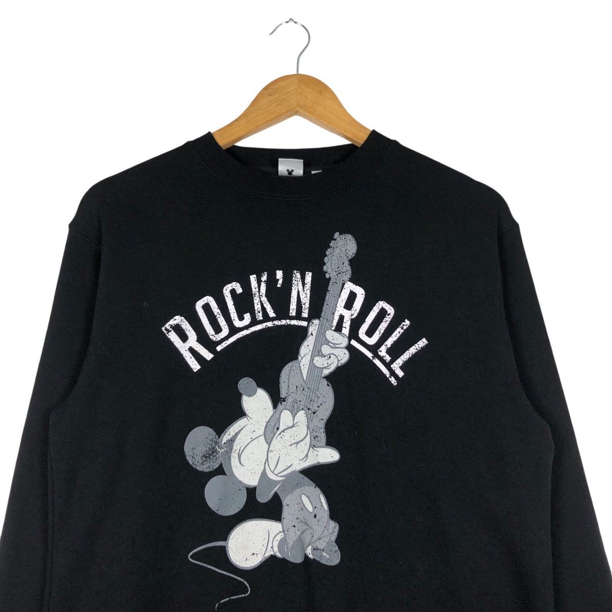 Disney × Japanese Brand Mickey Rock N Roll Sweatshirt Rare Design Small Size US S / EU 44-46 / 1 - 2 Thumbnail