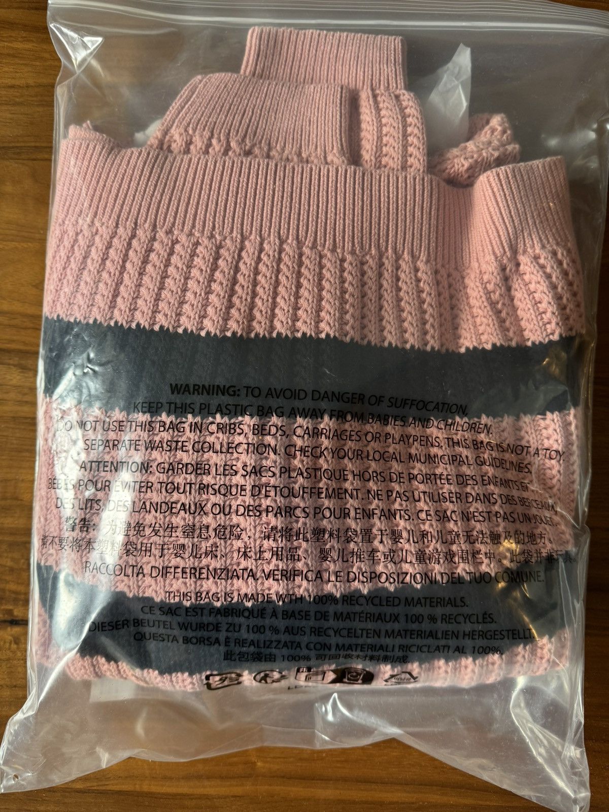 Supreme Supreme Loose Gauge Stripe Small Box Sweater Large Pink Size US L / EU 52-54 / 3 - 5 Thumbnail