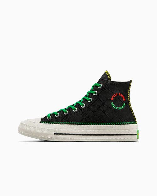 Converse Converse x Daily Paper Chuck Taylor 70 High Black Size 11 Size US 11 / EU 44 - 2 Thumbnail