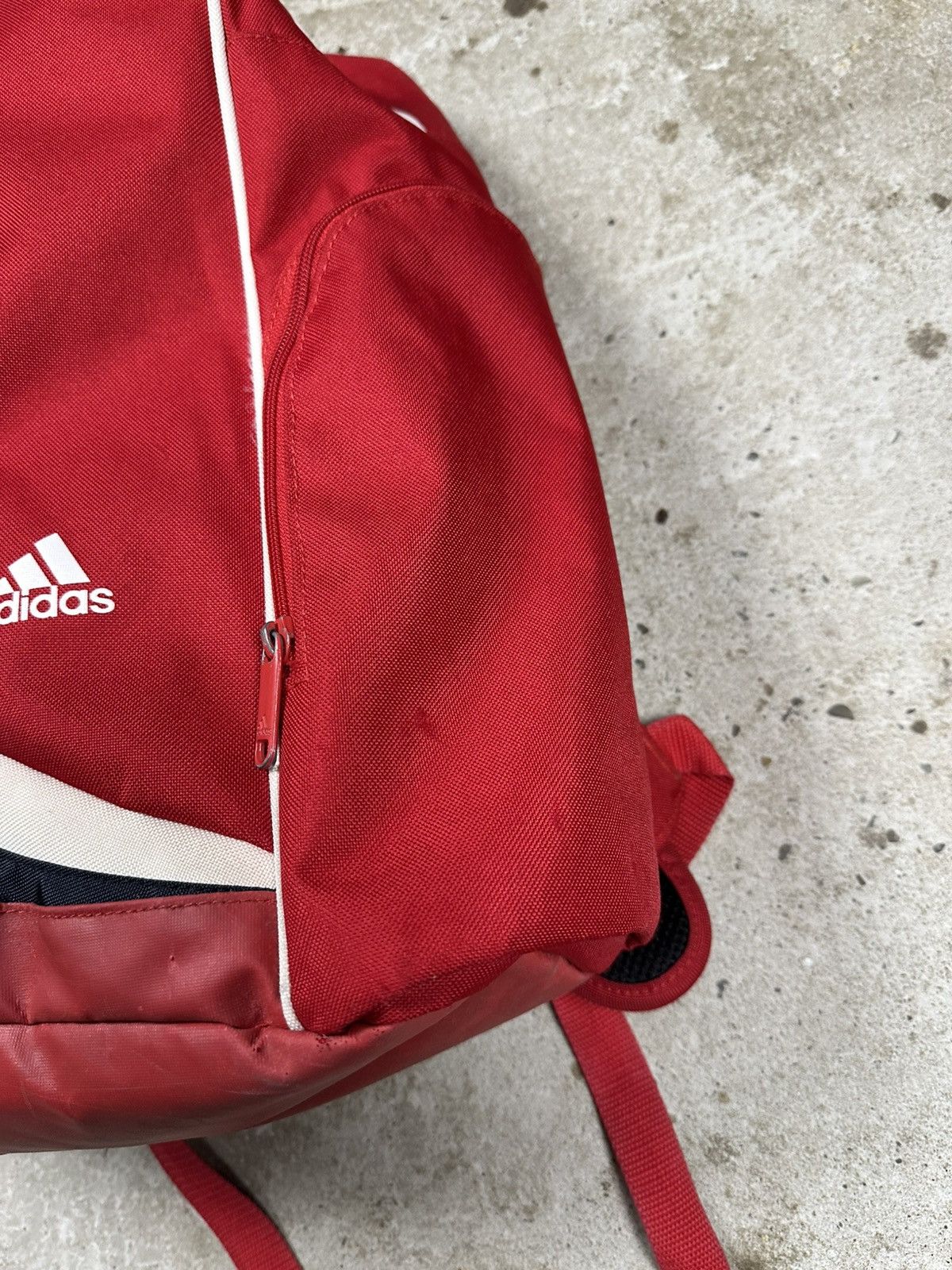 Adidas Vintage Y2K Adidas x Bayern Munich Red Backpack Bag Size ONE SIZE - 6 Thumbnail