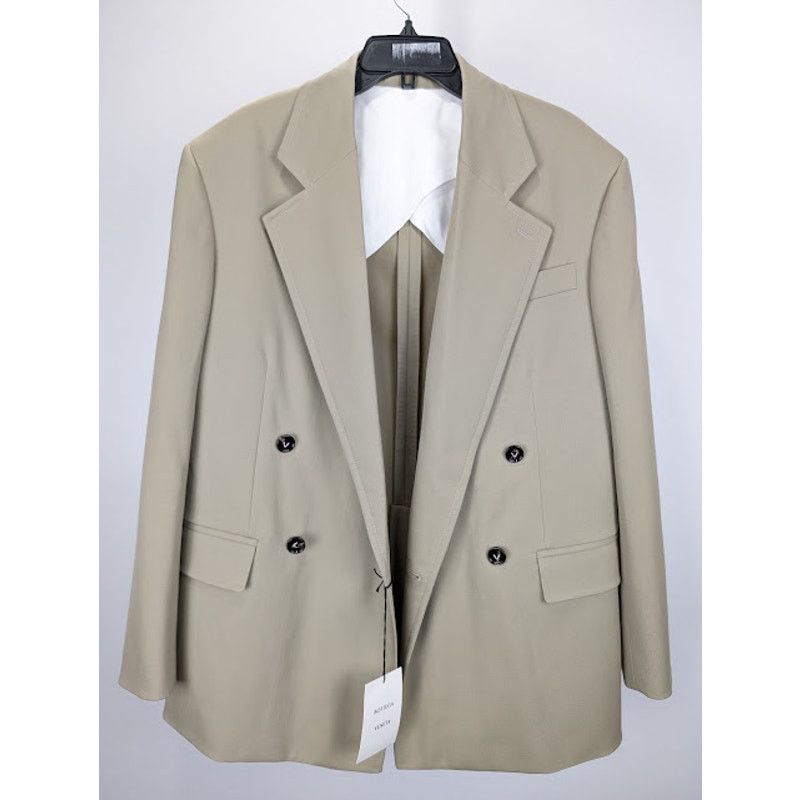 Bottega Veneta o1rshd1 Grain De Poudre Stretcs Jacket in Travertine Size US M / EU 48-50 / 2 - 11 Thumbnail