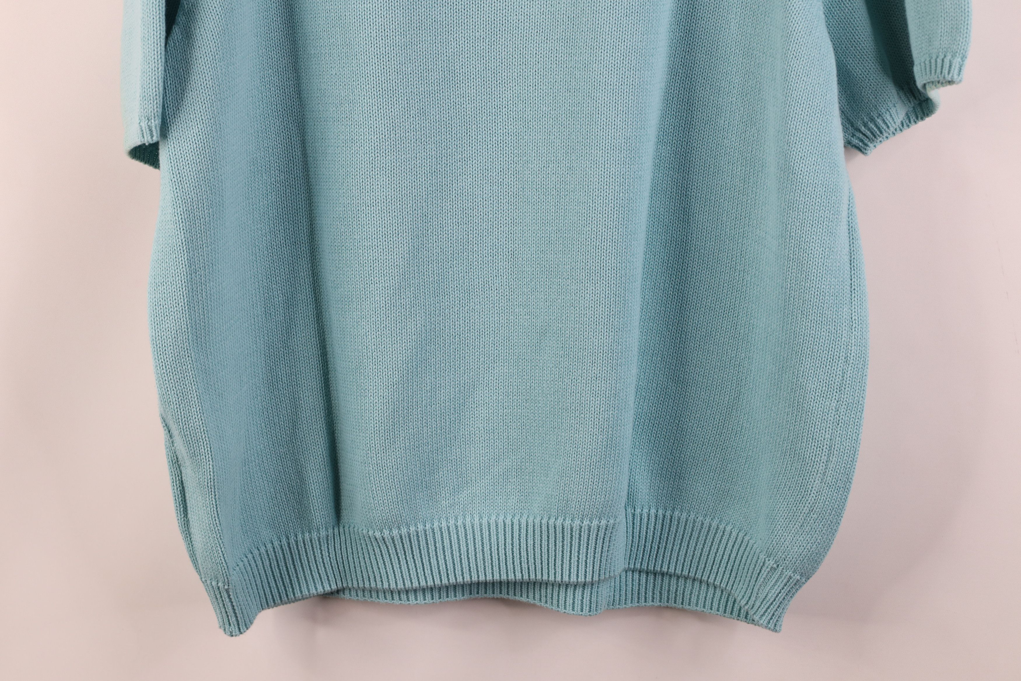 Lands' End Vintage 90s Lands End Knit Short Sleeve Collared Sweater USA Size XL / US 12-14 / IT 48-50 - 10 Thumbnail