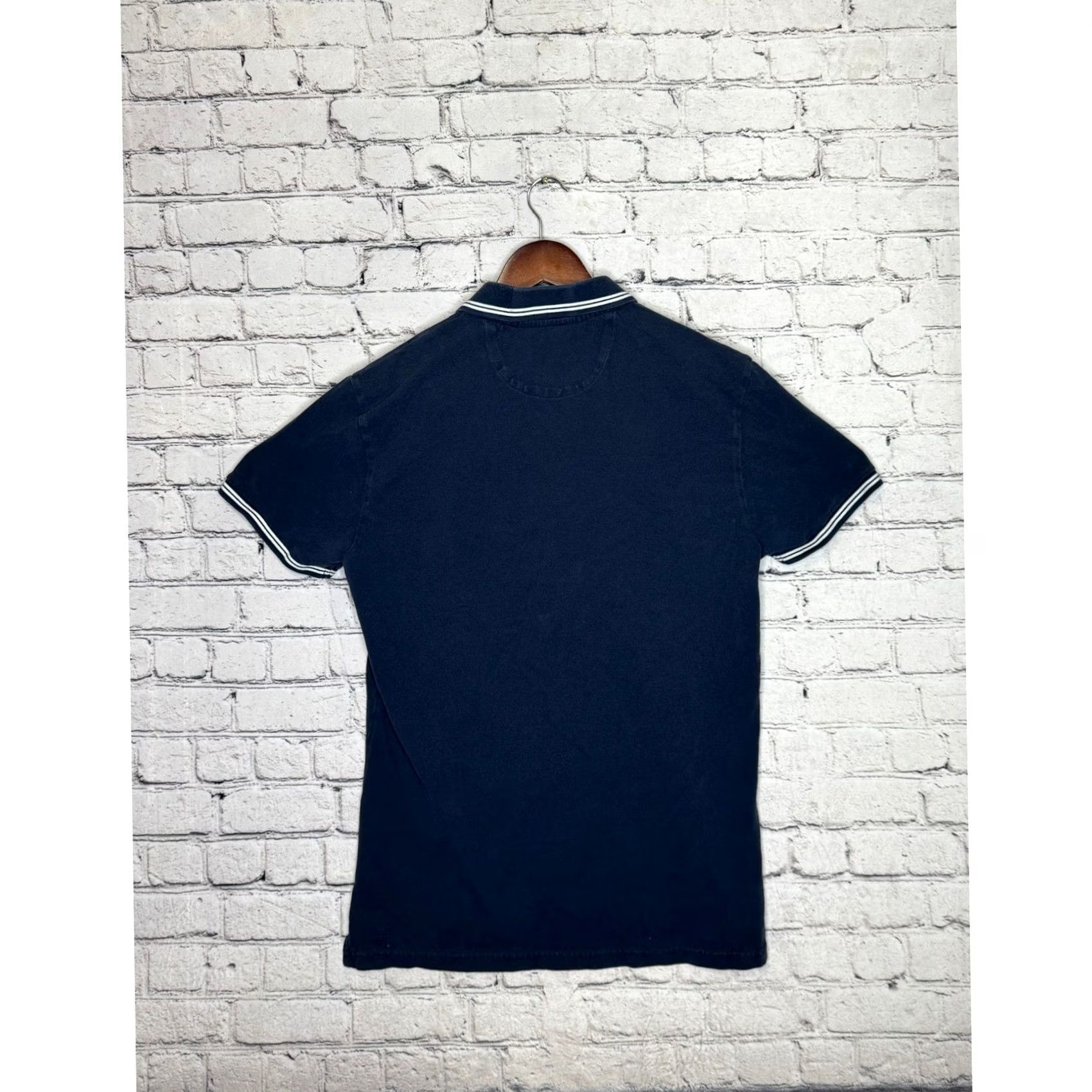 Vintage American Eagle Polo Shirt Men Navy Blue Short Sleeve Regular Fit Size L Size US L / EU 52-54 / 3 - 6 Thumbnail