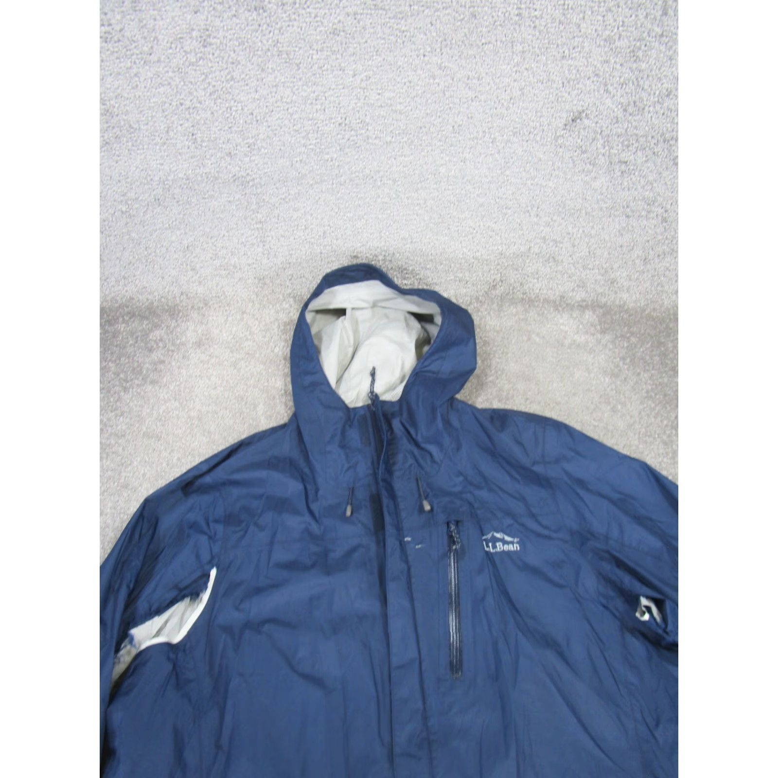 Vintage L.L. Bean Jacket Mens Medium Tall Trail Model Rain Jacket Blue Rips Size US M / EU 48-50 / 2 - 2 Thumbnail