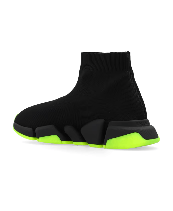 Balenciaga o1in1g0924 Speed 2.0 Recycled Knit Sneaker in Black Size US 9 / IT 39 - 4 Thumbnail