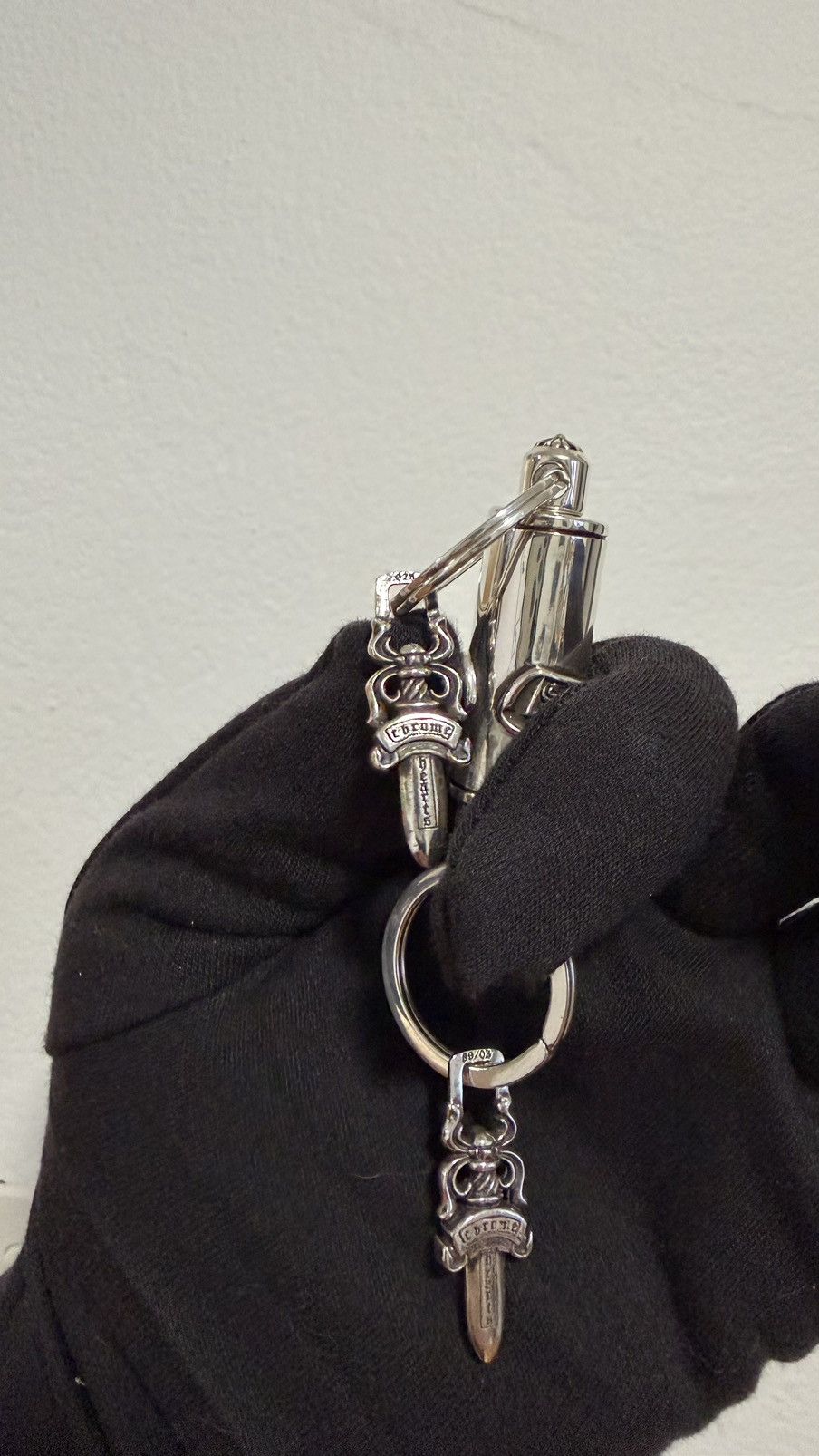Chrome Hearts Chrome Hearts Valet Keychain Double Dagger Size ONE SIZE - 9 Thumbnail