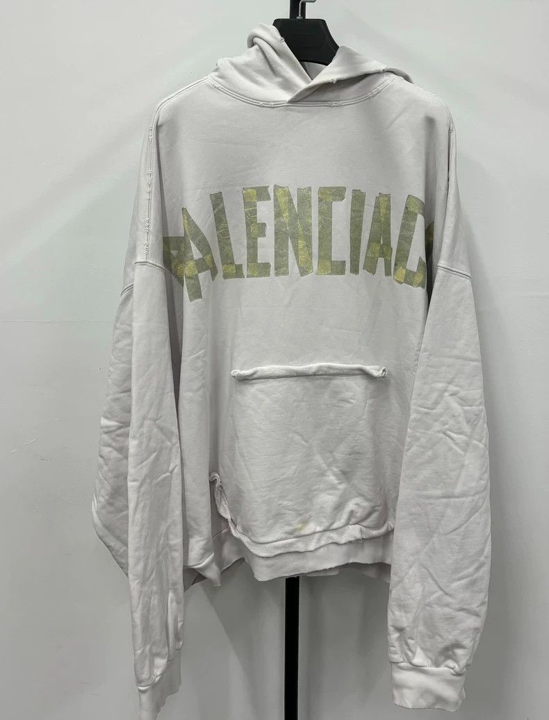 Balenciaga Balenciaga 23SS Tape TAPE Masking Sweatshirt 2504-Nextarrow Size US XL / EU 56 / 4 - 1 Thumbnail