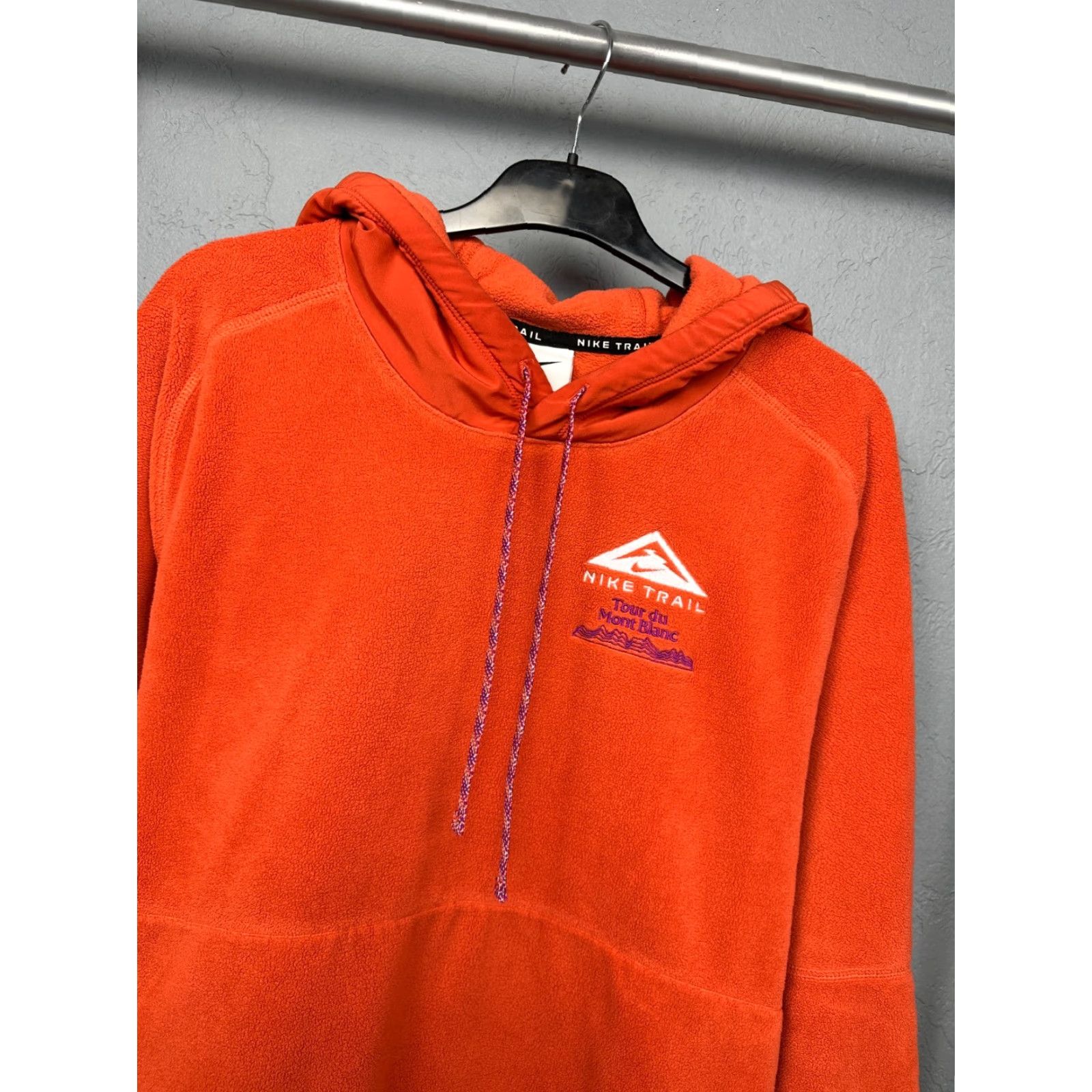 Nike Nike Trail Hoodie Mens Fleece XL Orange Nike Trail Hoodie Mens XL Orange Fleece Hooded Pullover Size US XL / EU 56 / 4 - 2 Thumbnail