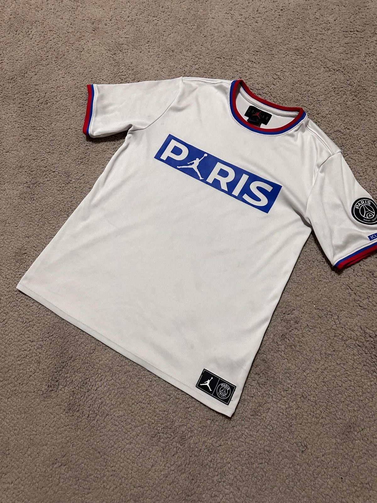 Nike Paris Saint Germain PSG Soccer Jersey Air Jordan Jumpman Size US M / EU 48-50 / 2 - 2 Thumbnail