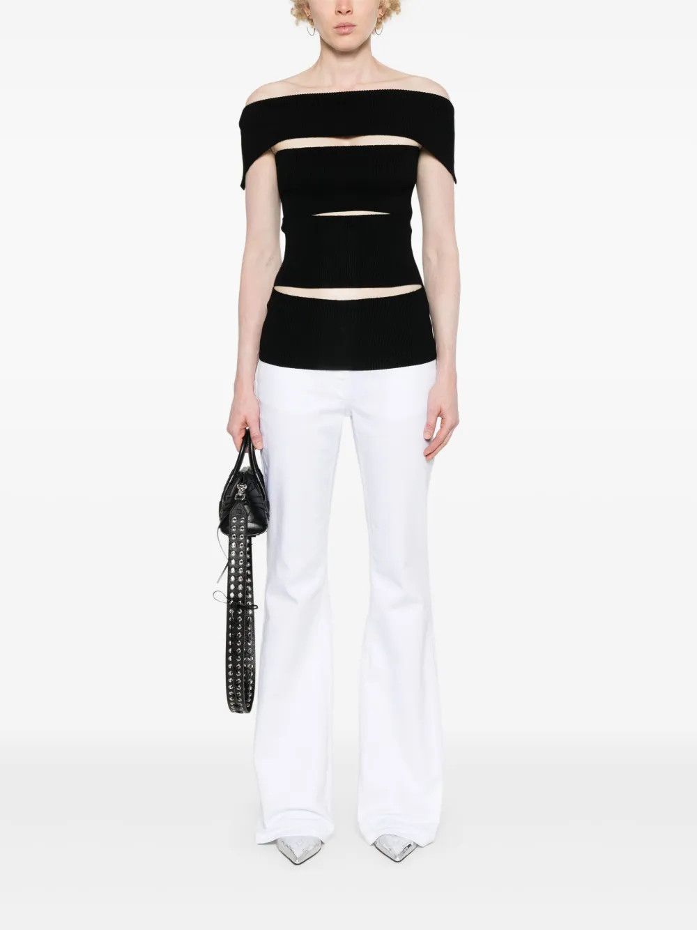Givenchy o1y0925 Sweatpant in White Size 29" - 5 Thumbnail