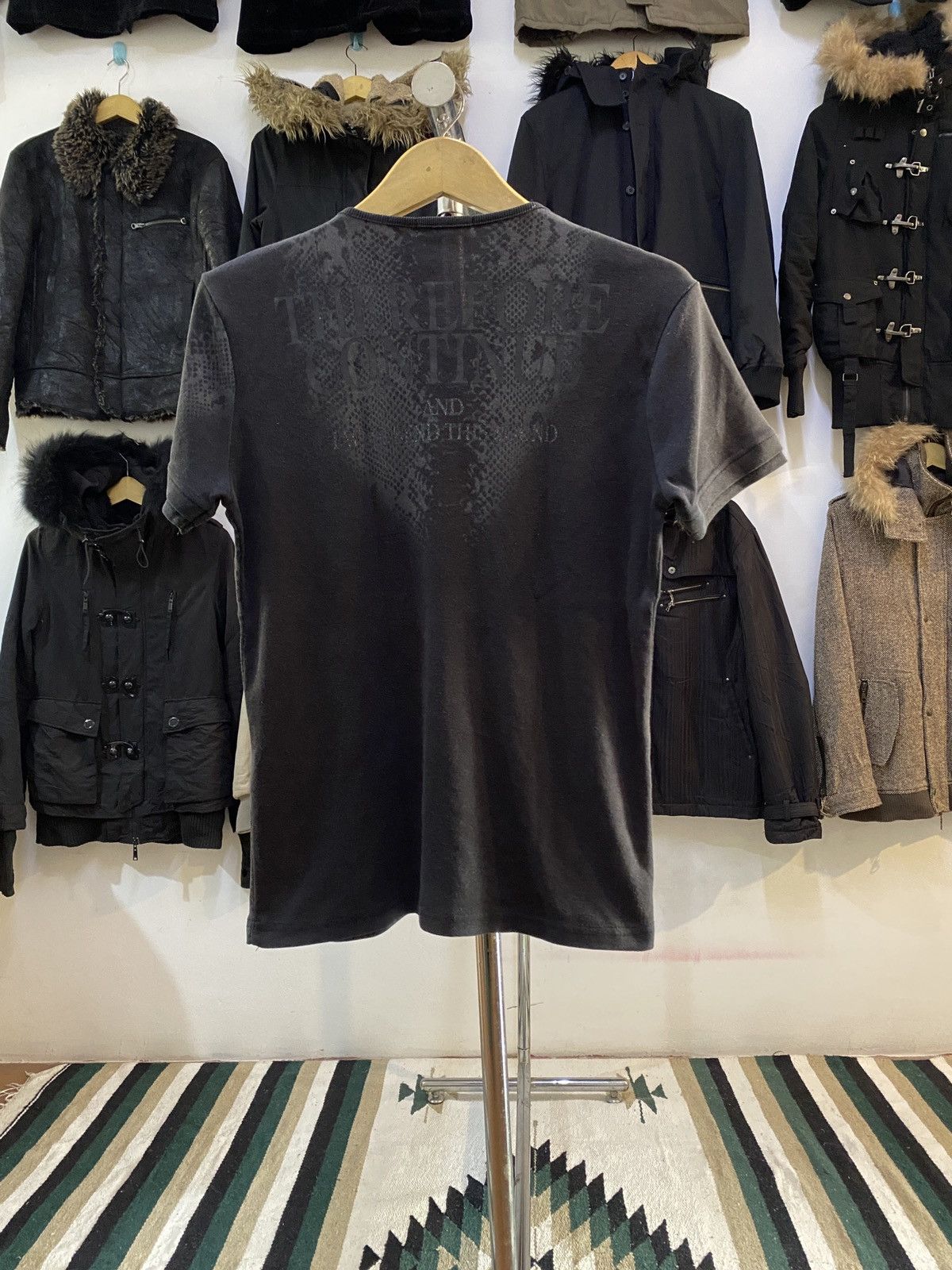 Japanese Brand Semantic Snake Skin Poem Tee Size US M / EU 48-50 / 2 - 14 Thumbnail