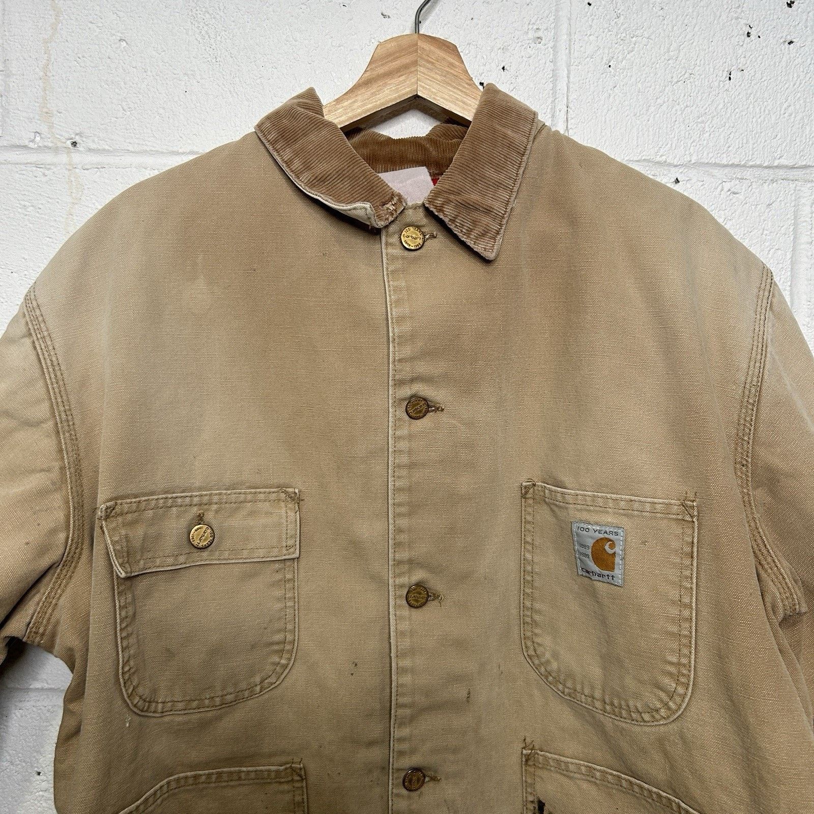 Carhartt Vintage Carhartt 100 Year Blanket-Lined Chore Coat “Brown” Size US XL / EU 56 / 4 - 3 Thumbnail