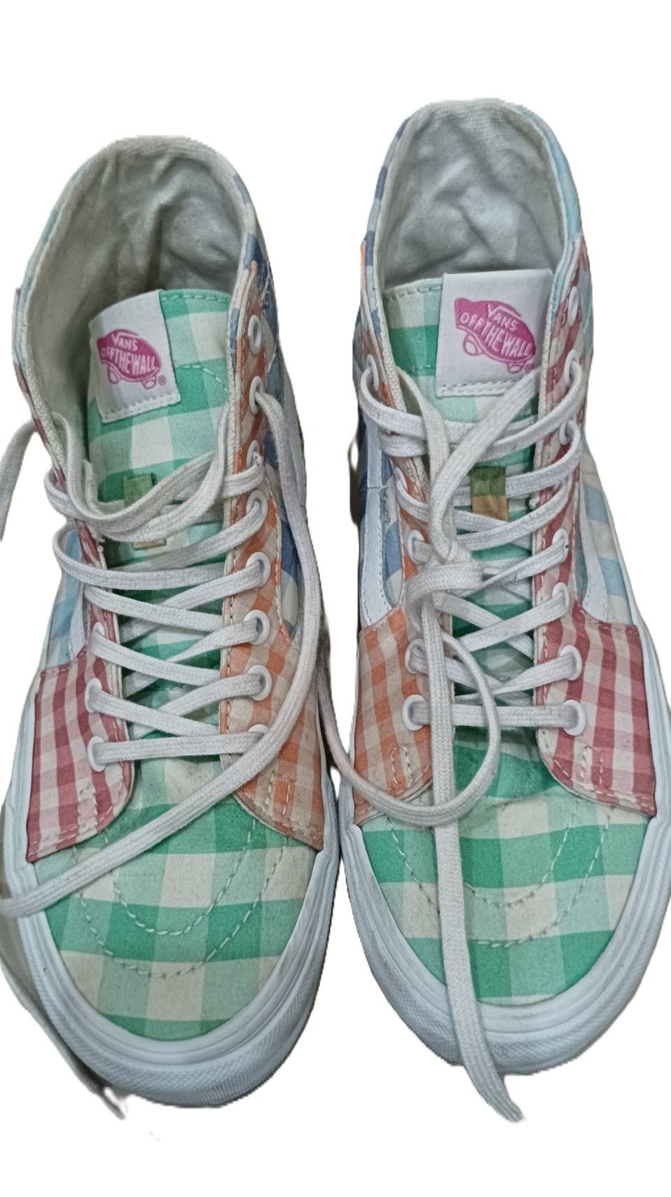 Vans Vans Sk8-Hi : Multi colored Cherry Gingham Checkerboard Size US 6.5 / EU 39-40 - 1 Thumbnail