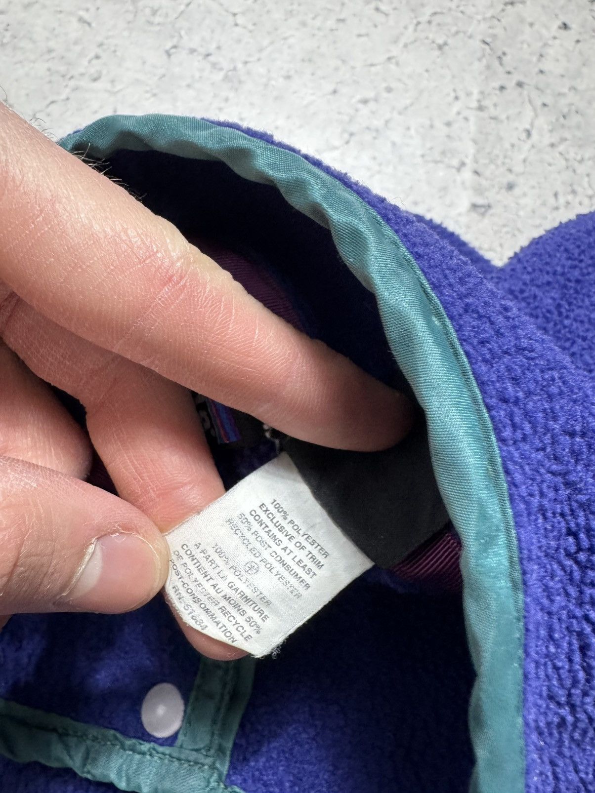 Patagonia Patagonia Synchilla Pocket T Fleece Sweatshirt Vintage Size US L / EU 52-54 / 3 - 10 Thumbnail