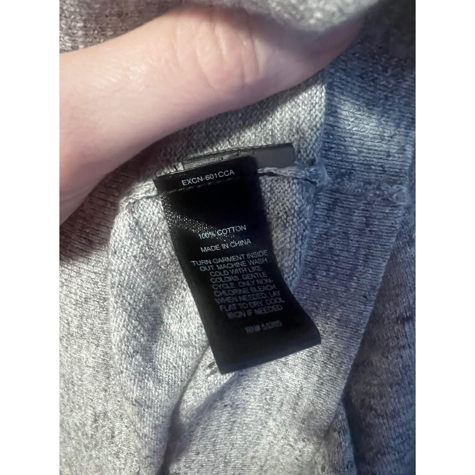 Express Express Mens Henley Sweater XL Gray Black Raglan Long Sleeve Size US XL / EU 56 / 4 - 4 Thumbnail