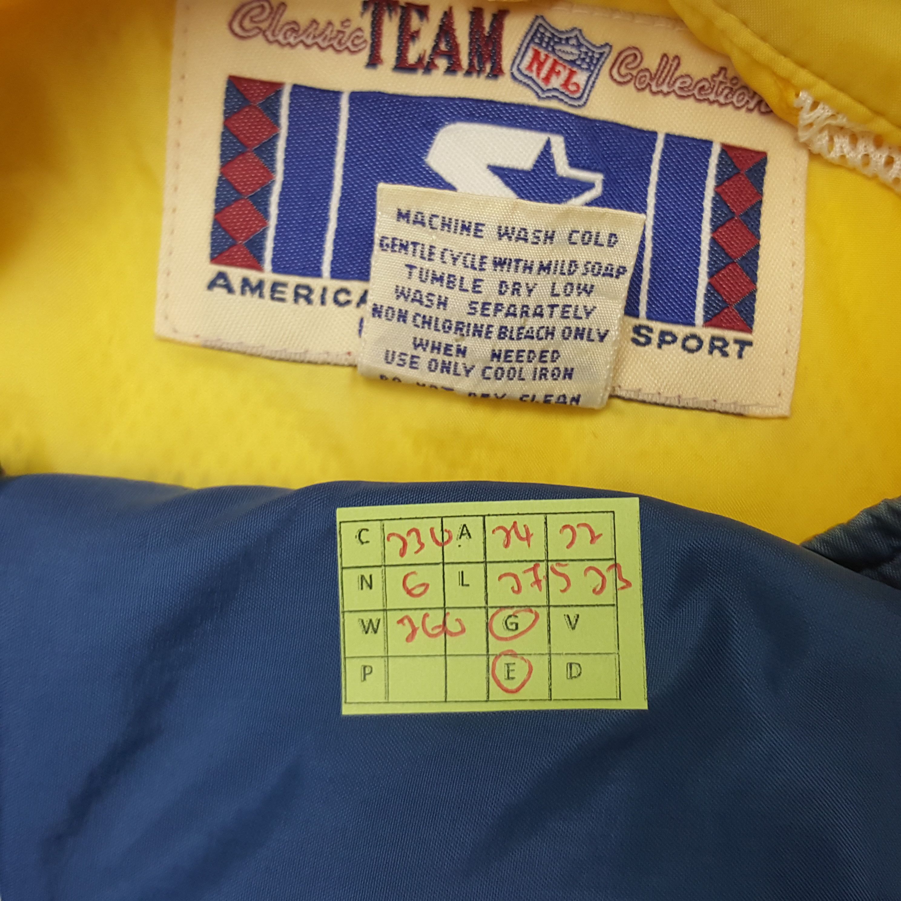 Starter × Vintage Vintage Chargers American Football Team NFL Jacket Size US L / EU 52-54 / 3 - 8 Thumbnail
