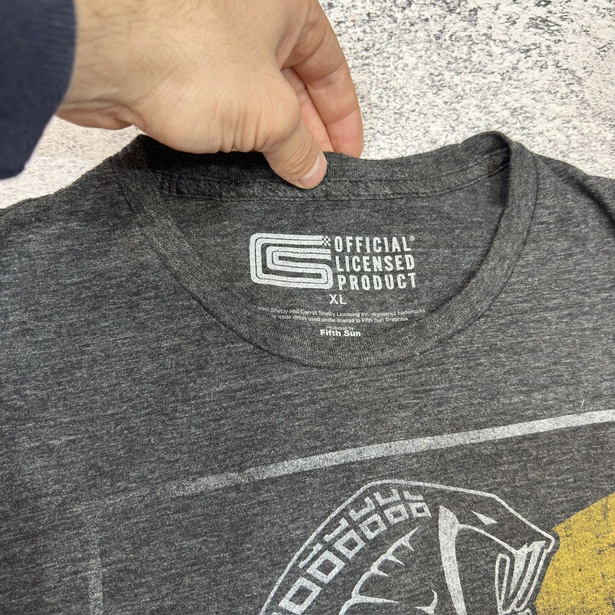 Ford × NASCAR Official Shelby American Mens Tee XL size Size US XL / EU 56 / 4 - 5 Thumbnail