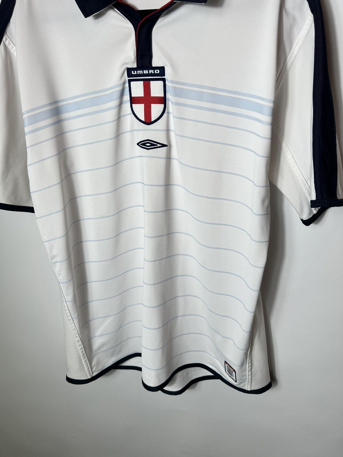 Umbro ENGLAND 2003 2004 REVERSIBLE FOOTBALL SOCCER JERSEY UMBRO Size US L / EU 52-54 / 3 - 3 Thumbnail