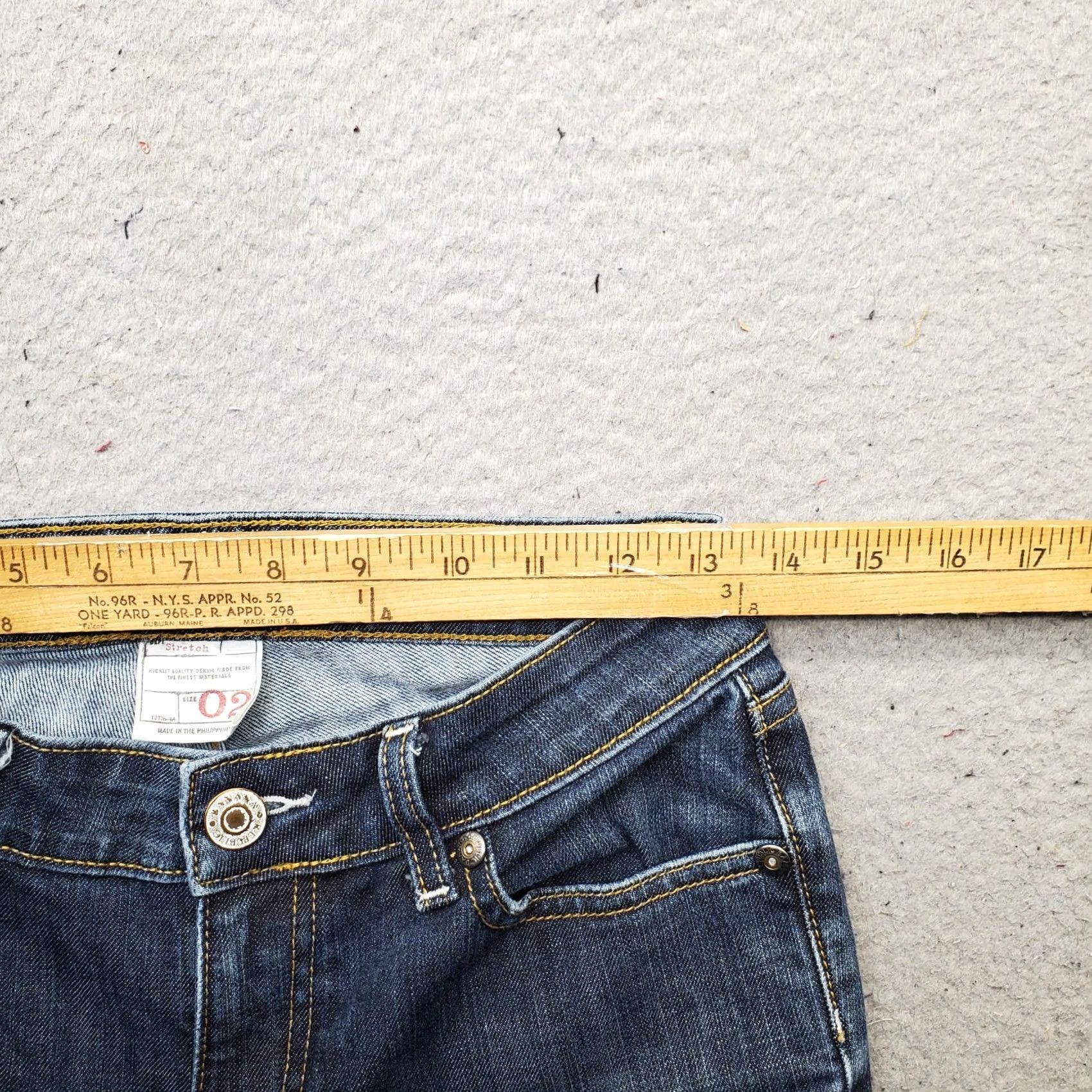 Banana Republic Banana Republic Womens Jeans 2 Blue Denim Bootcut Medium Wash Stretch Size 26" / US 2 / IT 38 - 6 Thumbnail