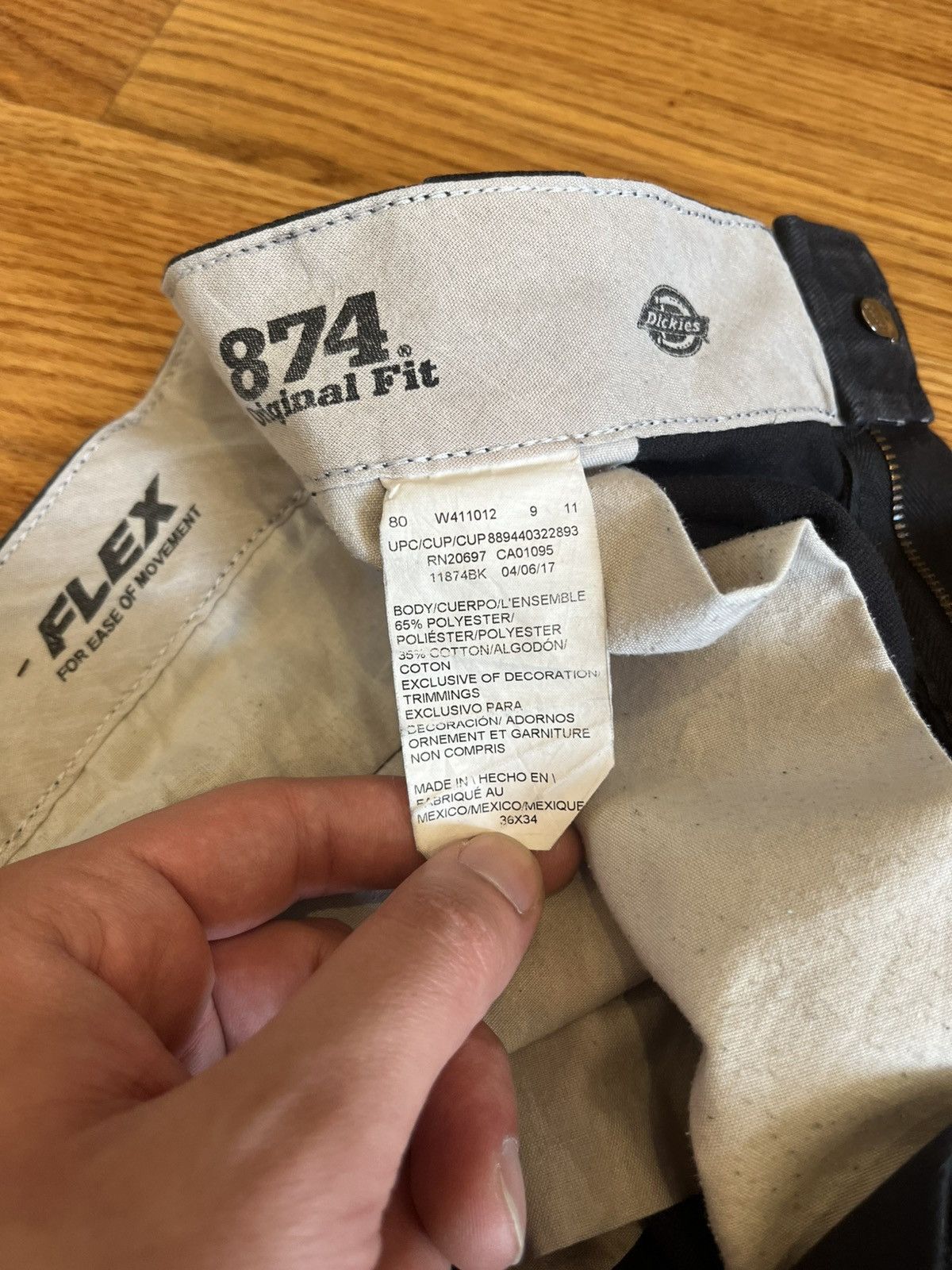 Dickies 874 Original Fit Size US 34 / EU 50 - 3 Thumbnail