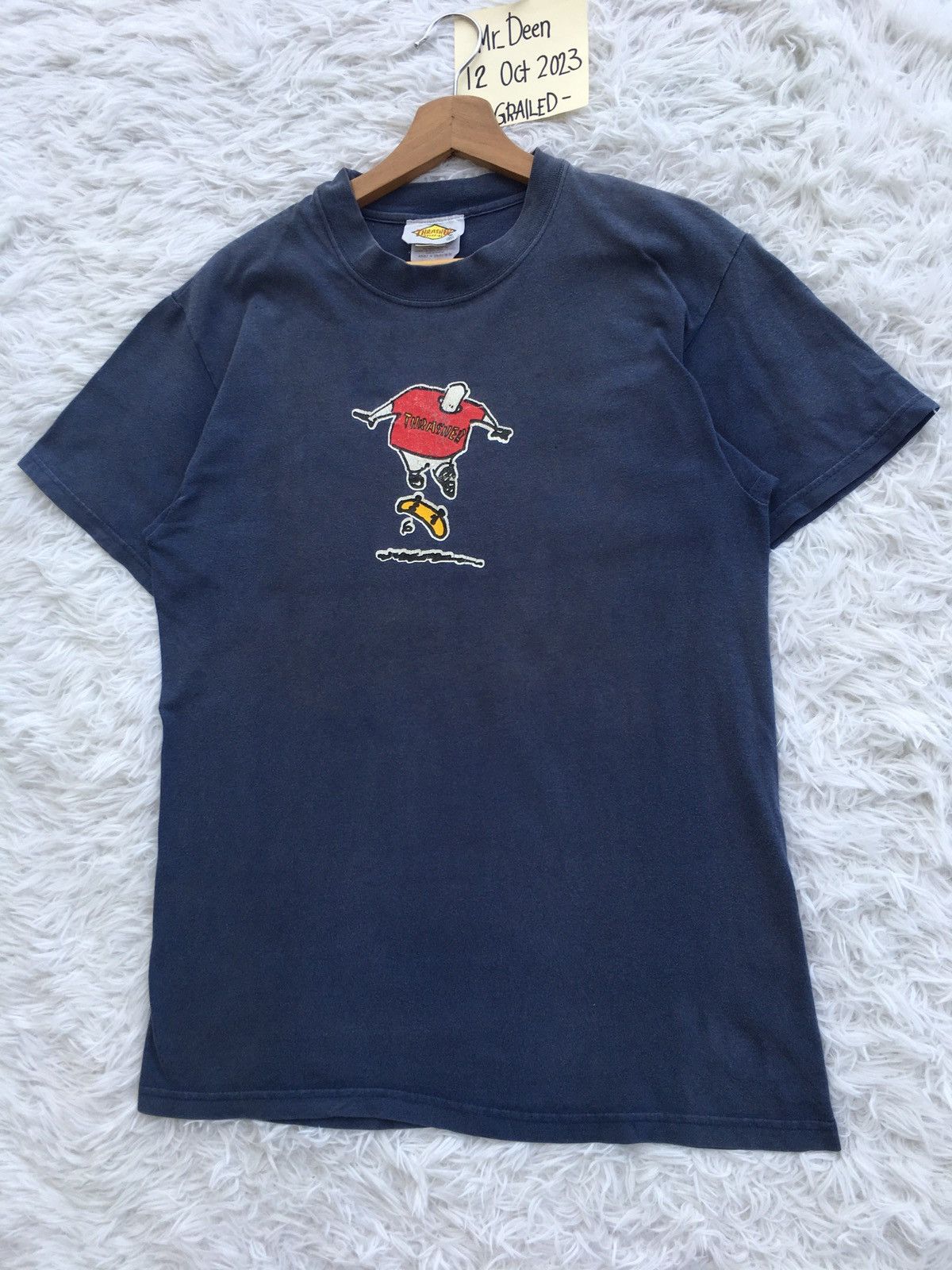 Thrasher Rare Vintage Thrasher Skateboarding Tshirt Size US M / EU 48-50 / 2 - 4 Thumbnail