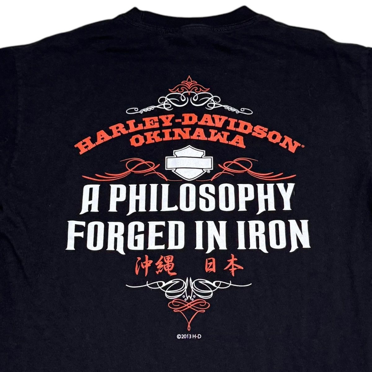 Harley Davidson Harley Davidson Pin Up Women Logo Spell Out Shirt Adult M Size US M / EU 48-50 / 2 - 5 Thumbnail
