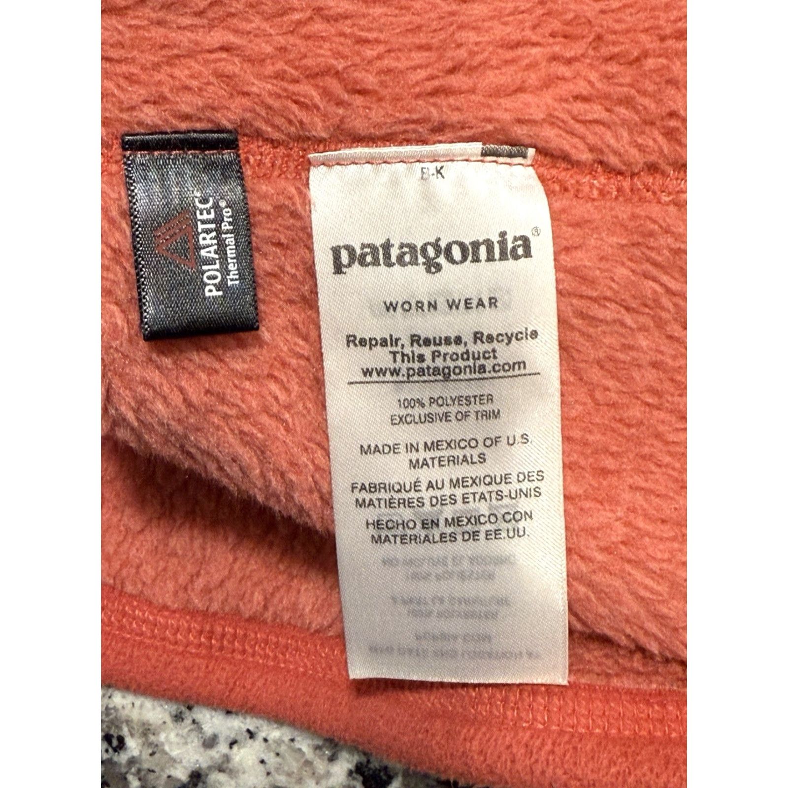 Patagonia Patagonia Women's Re-Tool Snap-T Polartec Fleece Pullover Jacket Orange Small Regular Women Size S / US 4 / IT 40 - 5 Thumbnail
