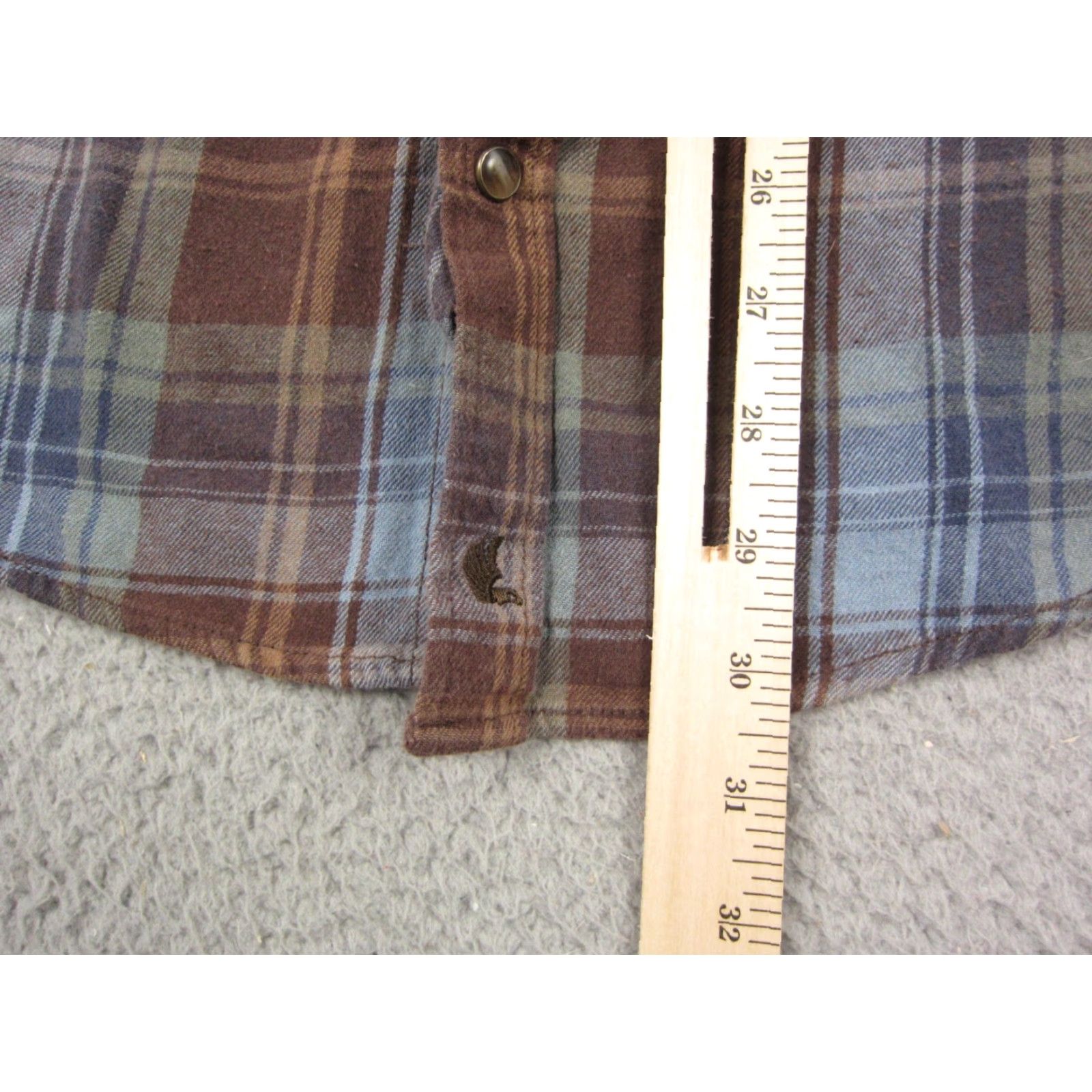 Cody James Cody James Shirt Mens S Brown Plaid Flannel Button-Up Western Pearl Snap Rodeo 90s Vintage? Size US S / EU 44-46 / 1 - 7 Thumbnail
