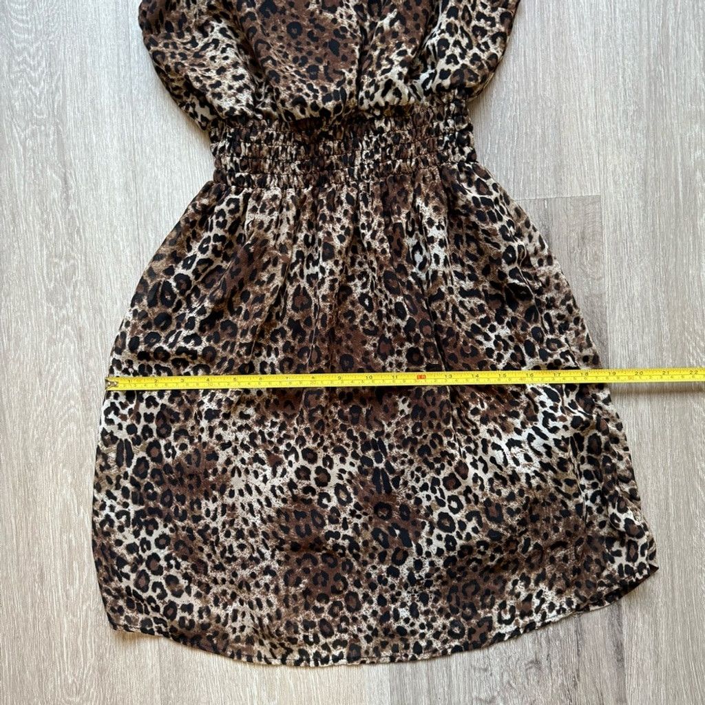 Other Dynamite Leopard Print Mini Dress Size M / US 6-8 / IT 42-44 - 5 Thumbnail