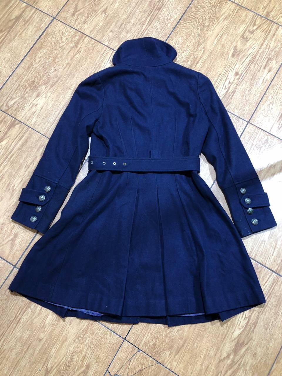Guess VINTAGE GUESS Double Breasted Belted Coat Size M / US 6-8 / IT 42-44 - 21 Thumbnail