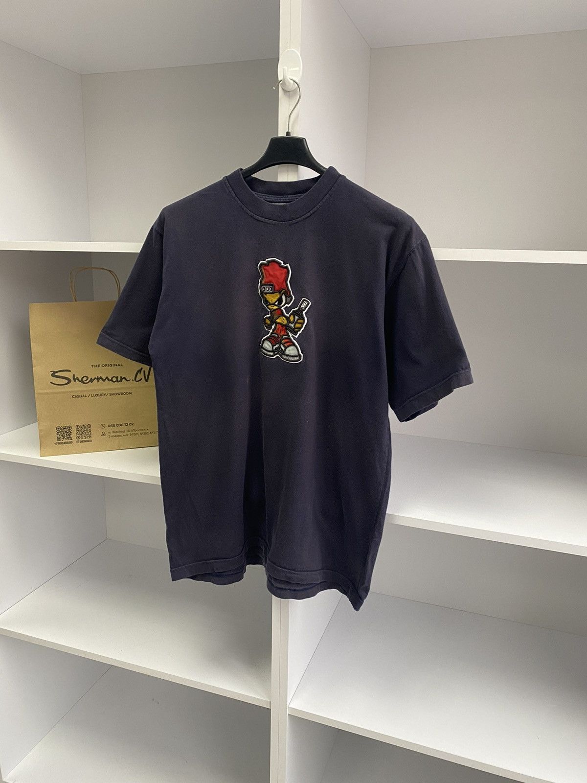 Vintage Vintage station skate Sk8 t-shirt Size US L / EU 52-54 / 3 - 4 Thumbnail