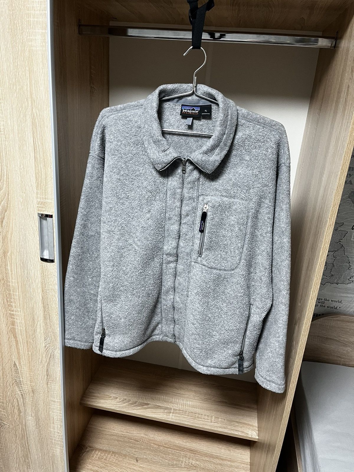 Patagonia × Vintage 🐨 PATAGONIA SYNCHILLA ZIP FLEECE JACKET SWEATER RARE Size US XL / EU 56 / 4 - 4 Thumbnail