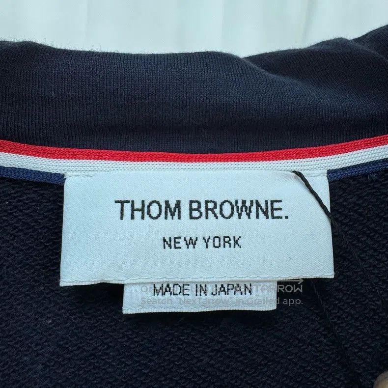 Thom Browne Thom Browne Navy Blue Knit Zip-Up Jacket Size US M / EU 48-50 / 2 - 6 Thumbnail