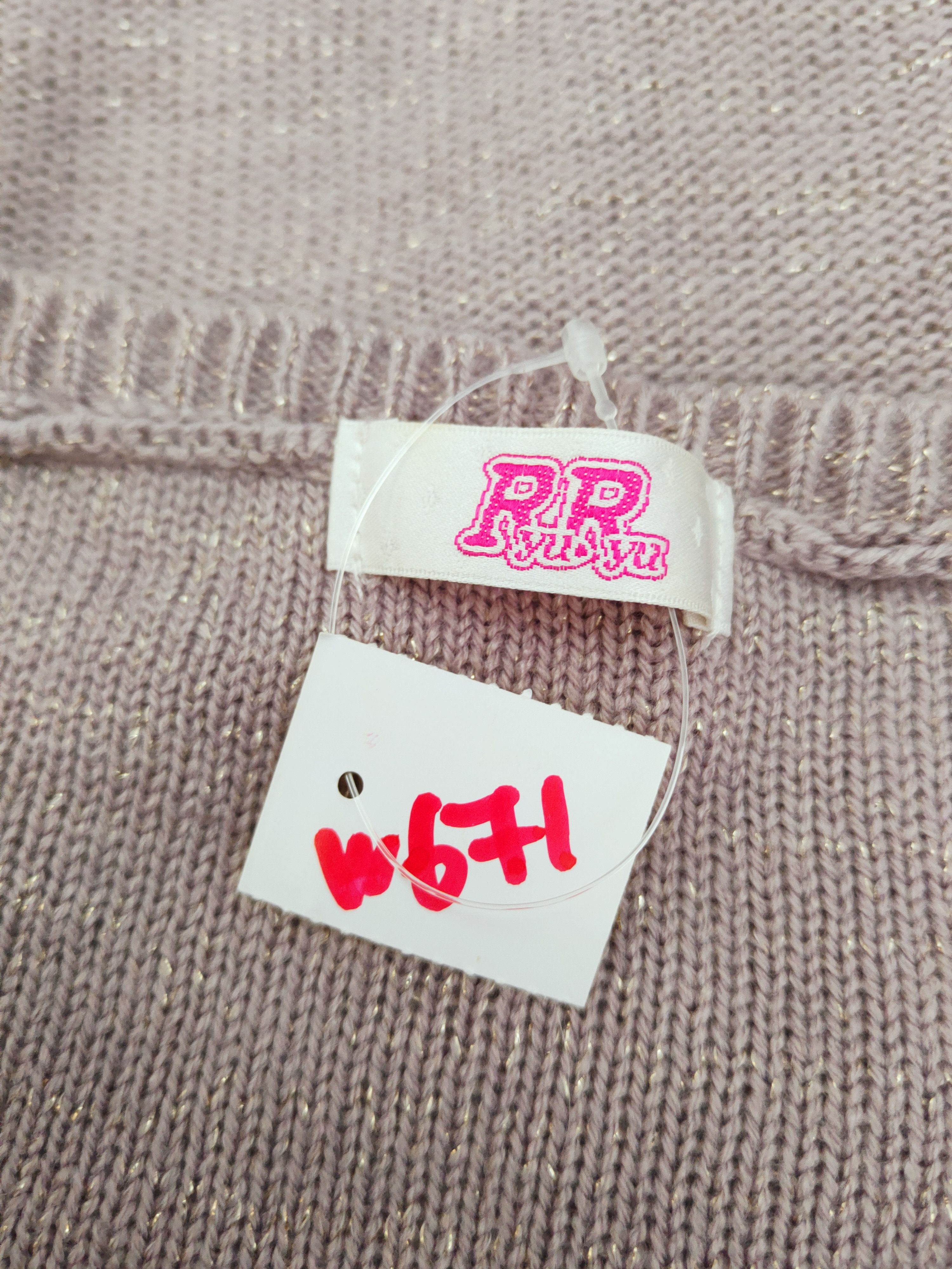 Ryu Ryu Light Purple Knitwear Sweatshirts #W671