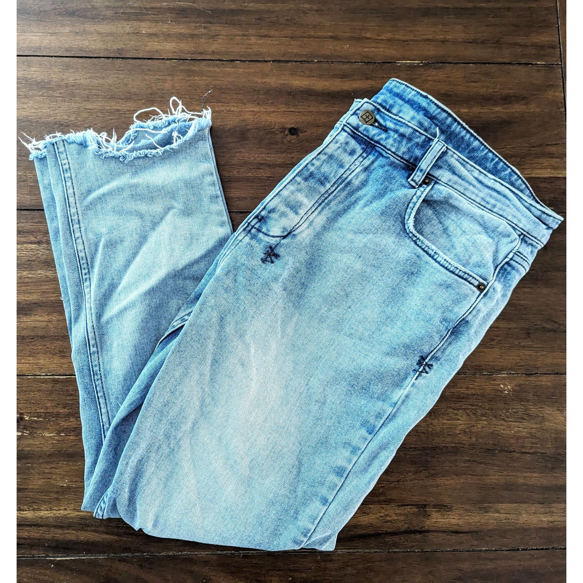 Ksubi Ksubi Men's Distressed Light Wash Jeans 36" Cotton & Elastan Size US 36 / EU 52 - 3 Thumbnail