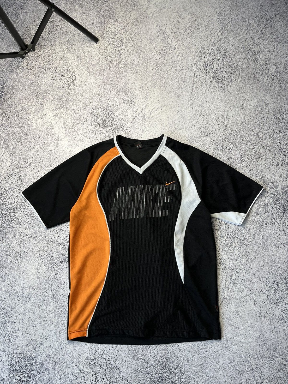 Nike 90's Nike swoosh T-shirt made in USA Drill Size US M / EU 48-50 / 2 - 1 Thumbnail