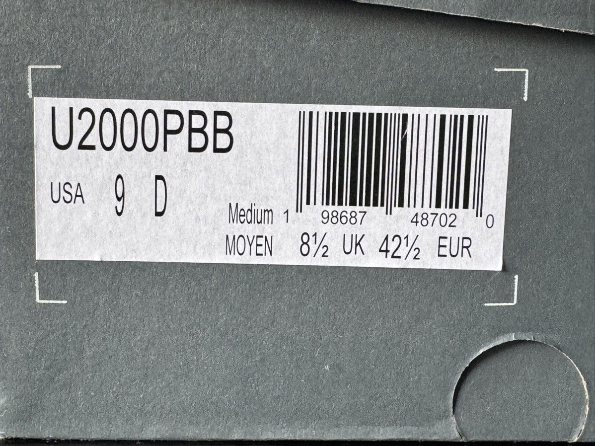 New Balance New Balance 2000! Super rare! US9/UK8.5/EU42.5 Size US 9 / EU 42 - 18 Thumbnail