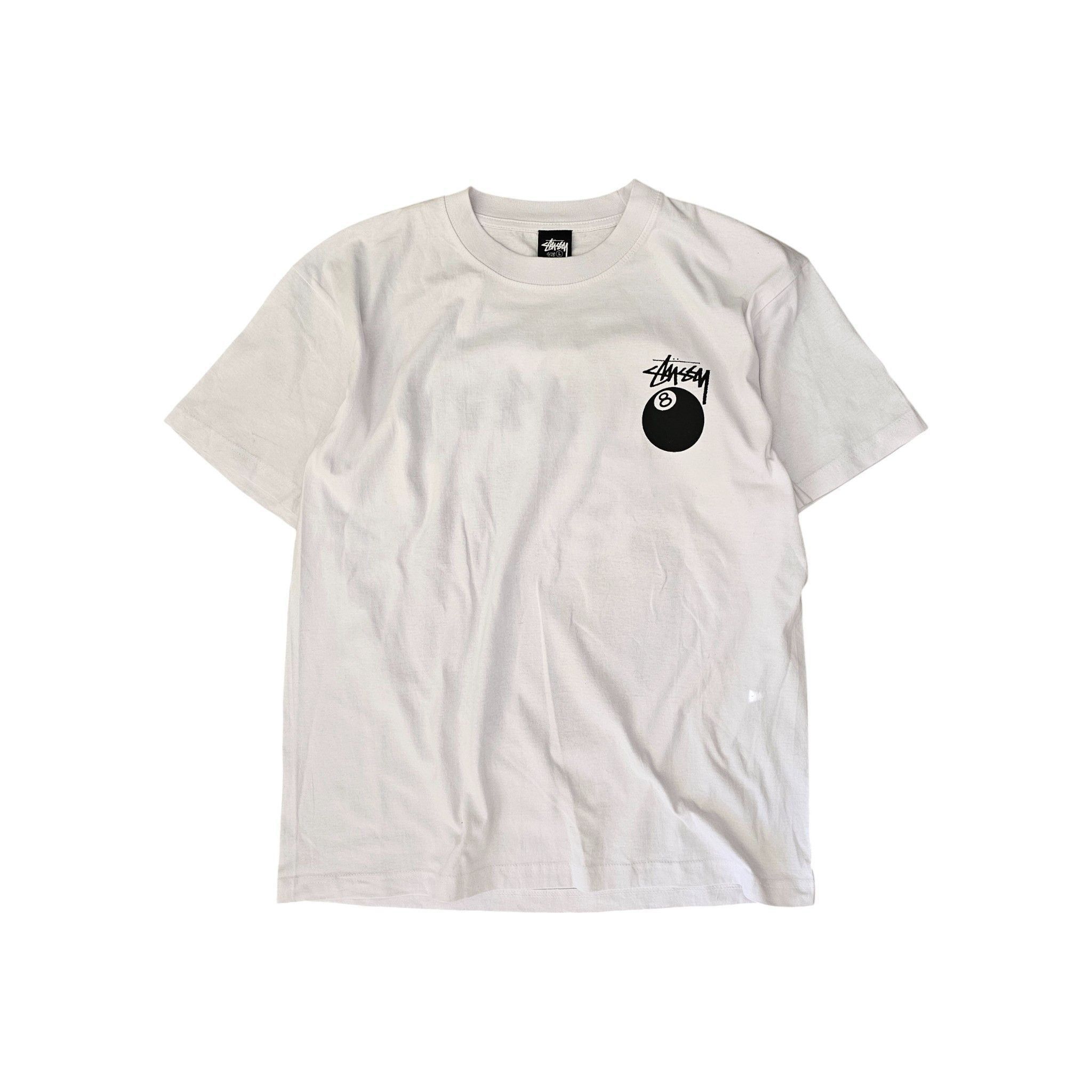 Born X Raised × Stussy Stussy x Born x Raised - 8 Ball Tee White