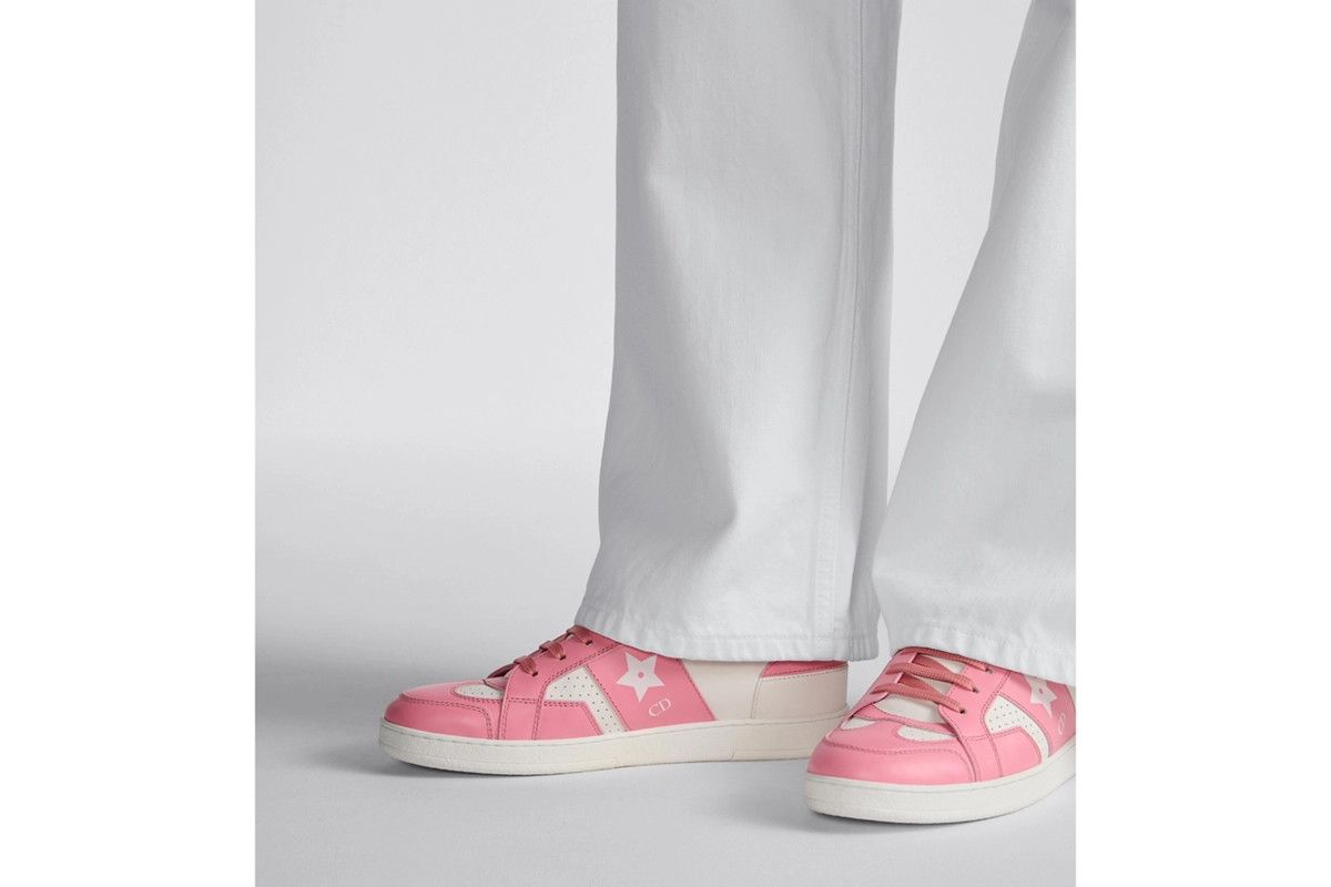 Dior o1bcso1str0226 Dior Star Sneaker in White/Candy Pink Size US 10 / IT 40 - 7 Thumbnail