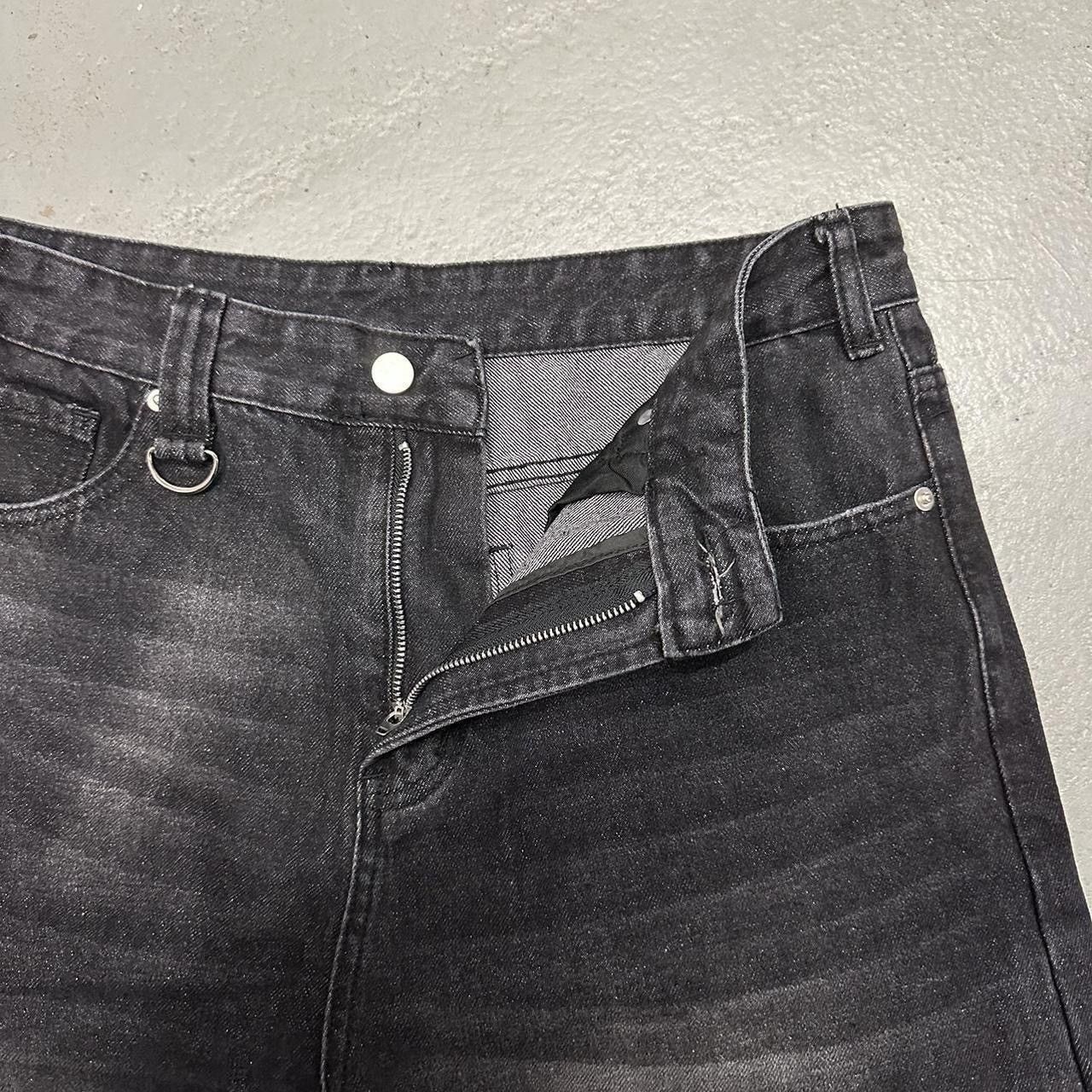 Japanese Brand Baggy Faded wide leg jeans Size US 30 / EU 46 - 5 Thumbnail