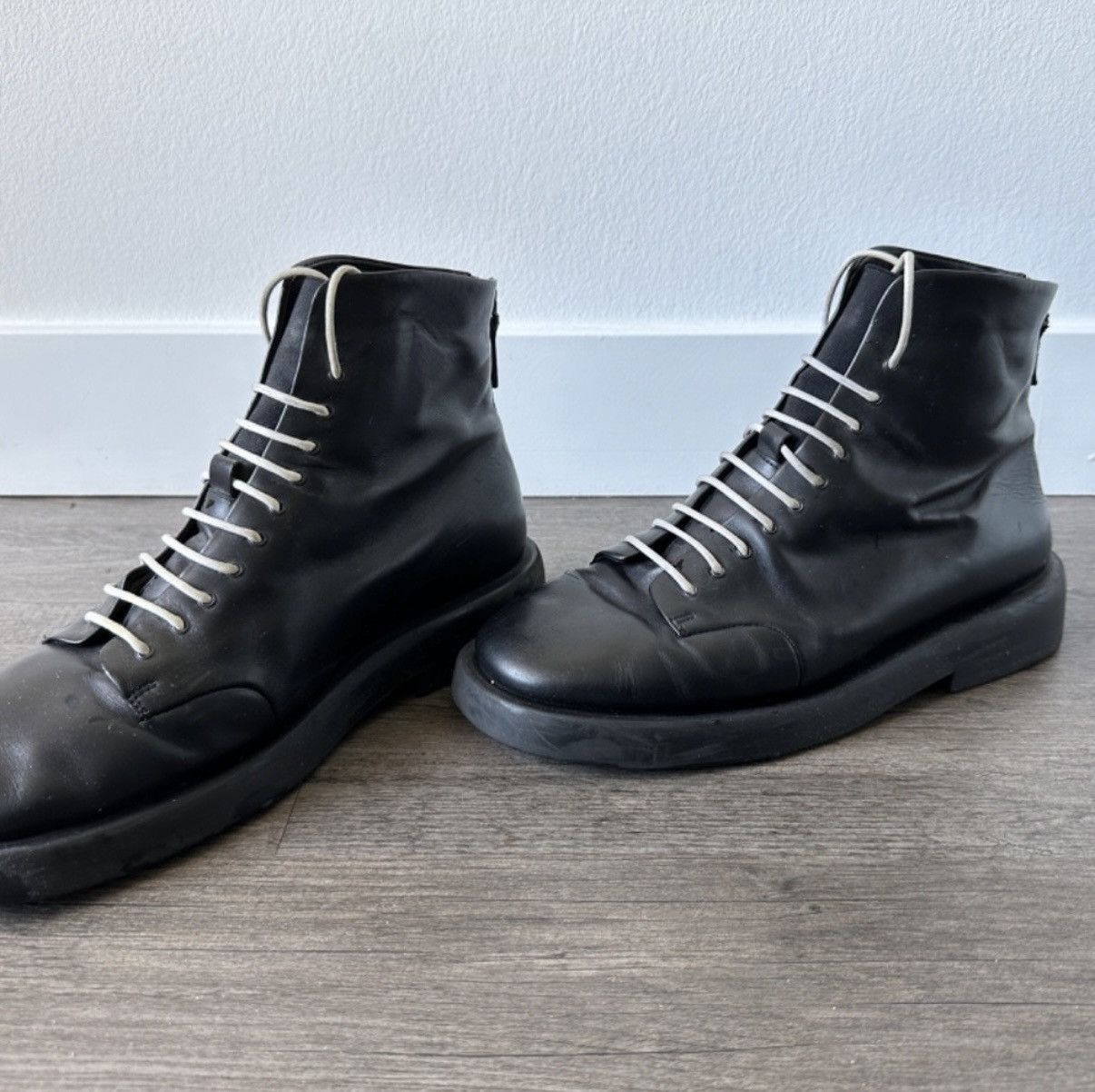 Marsell Marsèll Gommello Leather Combat Boots Size US 10 / EU 43 - 2 Thumbnail